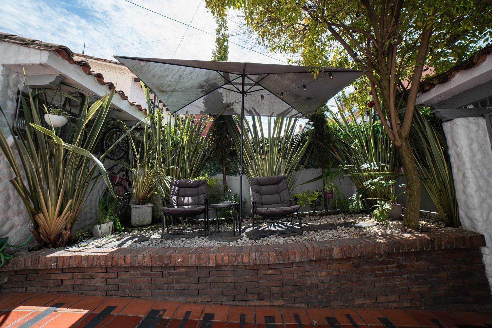 Terraza y zona exterior de Pólux Studios